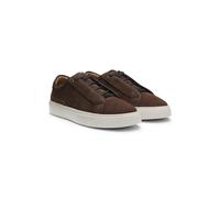 BOSS Gary Sneakers aus Veloursleder mit elastischem Schnürsystem - Style GaryTenn_sdhdel, 50534292 Dunkelbraun 44