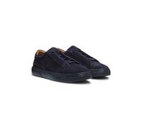 BOSS Gary Sneakers aus Veloursleder mit elastischem Schnürsystem - Style GaryTenn_sdhdel, 50534292 Dunkelblau 45
