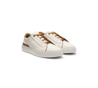 BOSS Gary Sneakers mit Canvas-Obermaterial und Lederbesatz - Style Gary_Tenn_fbbu, 50561531 Hellbeige 40