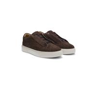 BOSS Gary Sneakers mit gewebten Veloursleder-Obermaterial - Style Gary_Tenn_sdwvhd, 50560680 Dunkelbraun 46