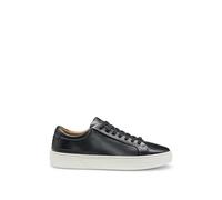 BOSS Gary Lowtop Sneakers aus Leder mit Logo-Schlaufe - Style Gary_Tenn_nalu_N, 50536841 Schwarz 44