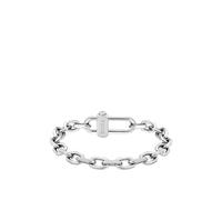 BOSS Geflochtenes Armband mit magnetischem Logo-Verschluss - Style VENTOUX, HB1580860 Silberfarben ONESI