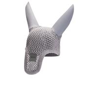 BOSS Gehäkelte Fliegenmütze mit Logo-Aufnäher - Style FLY VEIL MONOCHROME, B4H1101 Silber ONESI