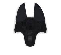 BOSS Gehäkelte Fliegenmütze mit Logo-Aufnäher - Style FLY VEIL MONOCHROME, B5H1101 Schwarz ONESI