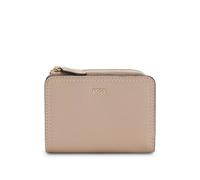 BOSS Geldbörse aus genarbtem Leder mit metallenem Logo-Schriftzug - Style Lenah Small Wallet, 50558032 Hellrosa ONESI