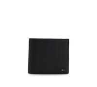 BOSS Geldbörse aus genarbtem Leder mit Tricolour-Detail - Style Ray_8cc N., 50536479 Schwarz ONESI