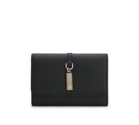 BOSS Geldbörse aus Leder mit Double-B-Monogramm-Plakette - Style Ameline SM Cont., 50573357 Schwarz ONESI