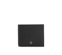 BOSS Geldbörse aus mattem Leder mit edler Logo-Plakette - Style B_Icon_L_8cc, 50568411 Schwarz ONESI