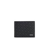 BOSS Geldbörse mit Monogrammen und Folien-Logo-Prägung - Style Zair_MN_6cc, 50552861 Schwarz ONESI