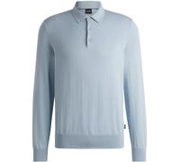 BOSS Gemello Langarm-Poloshirt Hellblau - Größe L Hellblau L