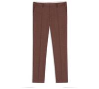 BOSS Gemusterte Slim-Fit Hose aus Stretch-Gewebe - Style H-Genius-253, 50546003 Braun 48