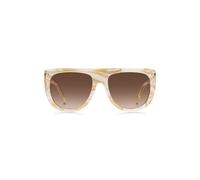 BOSS Gemusterte Sonnenbrille aus Acetat mit goldfarbenen Metalldetails - Style BOSS 1655/SEPC56HA, 58122831 Gemustert ONESI