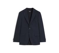 BOSS Gemusterter Slim-Fit Blazer aus italienischer Schurwolle - Style C-Huge-264, 50572400 Dunkelblau 48