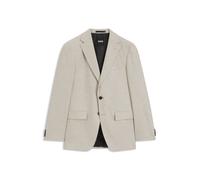 BOSS Gemusterter Slim-Fit Blazer aus Woll-Kaschmir-Mix - Style H-Hutson-263, 50571987 Hellbraun 56