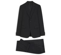 BOSS Gemusterter Slim-Fit-Dreiteiler aus Stretch-Wolle - Style H-Houston-3pcs-264, 50571944 Schwarz 46