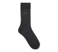 BOSS Business Mercerized Cotton George Finest Sock Dunkelgrau mercerisierte Baumwolle Gr 45/46 Herren