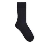 BOSS Mittelhohe Logo-Socken aus ägyptischer Baumwolle mit merzerisiertem Finish - Style George RS Uni MC, 50469837 Dunkelblau 47-48