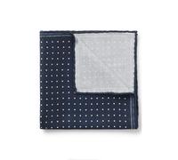 BOSS Gepunktetes Einstecktuch aus italienischer Seide - Style L-POCKET SQ CM35 253, 50571824 Dunkelblau ONESI