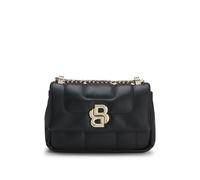 BOSS Gesteppte Umhängetasche mit Double-B-Monogramm - Style B_ICON S Sh. Bag, 50528858 Schwarz ONESI