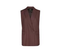 BOSS Relaxed-Fit Weste aus Leinen-Mix - Style Jankania, 50557435 Dunkelbraun 32