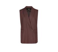 BOSS Relaxed-Fit Weste aus Leinen-Mix - Style Jankania, 50557435 Dunkelbraun 42