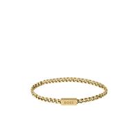 BOSS Gold-tone chain cuff with logo closure - Style CHAIN FOR HIM, 58099461 Goldfarben ONESI