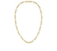 BOSS Goldfarbene Halskette im Figaro-Stil mit Logo-Glied - Style RIAN, 58137039 Goldfarben ONESI