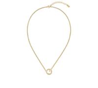 BOSS Goldfarbene Halskette mit kristallbesetztem Anhänger - Style IONA, 58130075 Goldfarben ONESI