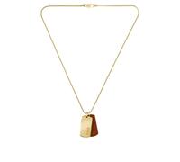 BOSS Gold-tone necklace with double-tag pendant - Style DEVON, HB1580835 Goldfarben ONESI