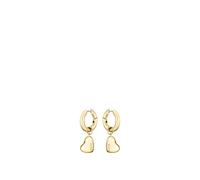 BOSS Goldfarbene Huggie-Creolen mit Herzanhängern - Style HONEY LOVE, HB1580641 Goldfarben ONESI