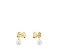 BOSS Goldfarbene Ohrringe mit Double-B-Monogramm - Style DOUBLE B MIRELLE, HB1580822 Goldfarben ONESI