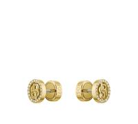 BOSS Goldfarbene Ohrringe mit Kristallen und Double-B-Monogramm - Style DOUBLE B DIVINE, HB1580826 Goldfarben ONESI