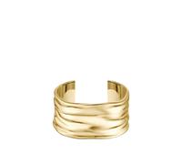 BOSS Goldfarbener Armreif mit Wellen-Design - Style RIPPLE, HB1580774 Goldfarben ONESI