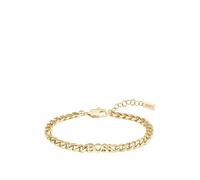 BOSS Goldfarbenes Gliederarmband mit Logo-Schriftzug - Style KASSY FOR HER, 58136993 Goldfarben ONESI