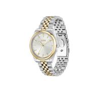 BOSS Uhr mit DREI-Zeiger-Quarzwerk für Damen Kollektion Graceful mit Zweifarbiges Edelstahlarmband - 1502779