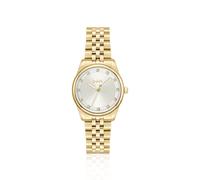 BOSS Graceful Precious Uhr aus goldfarbenem Edelstahl mit Kristallbesatz - Style GRACEFUL PRECIOUS, 58565074 Goldfarben ONESI