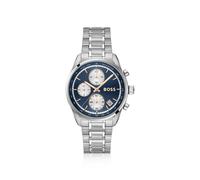 BOSS Grand Prix Edelstahluhr mit blauem Zifferblatt - Style GRAND PRIX, 58858223 Silberfarben ONESI