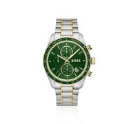 BOSS Grand Prix Vitesse zweifarbige Uhr mit grünem Zifferblatt - Style GRAND PRIX, 58858208 Silberfarben ONESI