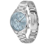 Boss Grand Tour 38 Mm Damenuhr One Size Silver / Light Blue / Mineral
