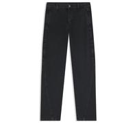 BOSS Graue Jeans aus softem Denim mit Barrel-Passform - Style DAELYA 2.0, 50542561 Dunkelgrau 24