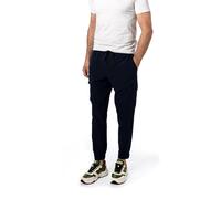 BOSS Green Cargohose Herren Slim Fit Mikrofaser blau, 48