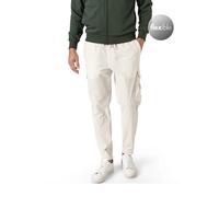 BOSS Green Cargohose Herren Slim Fit Mikrofaser weiß, 54