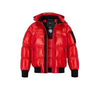 BOSS Green Daunenjacke Herren Stehkragen Mikrofaser rot, L