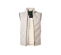 BOSS Green Daunenweste Herren Stehkragen Titanium beige, 3XL