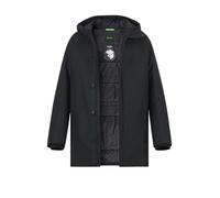 BOSS Green Funktionsparka Herren Stehkragen Mikrofaser schwarz, XL