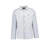 BOSS Green Hemd Herren Langarm Mikrofaser grau, 3XL