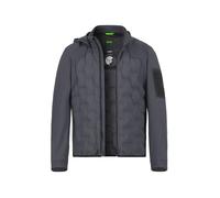 BOSS Green Jacke Herren Stehkragen Mikrofaser grau, XXL