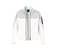BOSS Green Jacke Herren Stehkragen Mikrofaser weiß, L
