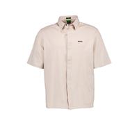 BOSS Green Kurzarmhemd Herren Kurzarm Mesh beige, XXL