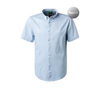 BOSS Green Kurzarmhemd Herren Regular Fit Kurzarm Jersey blau, S